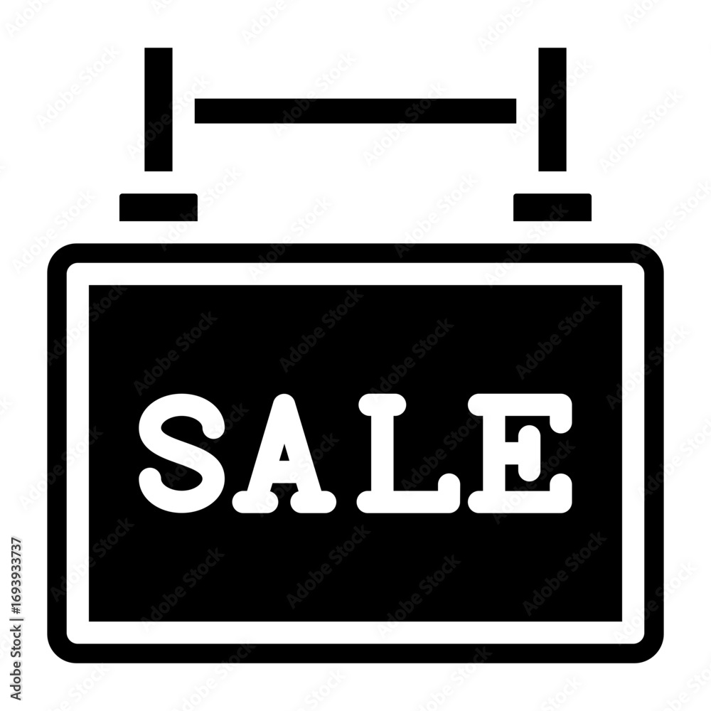 Fototapeta premium Sale Icon Style