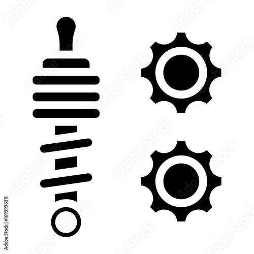 Car Parts Icon Style