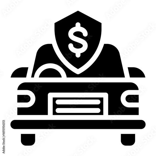 Car Insurance Icon Style