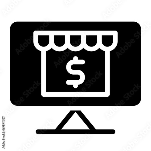 Vector Design Online Business Icon Style