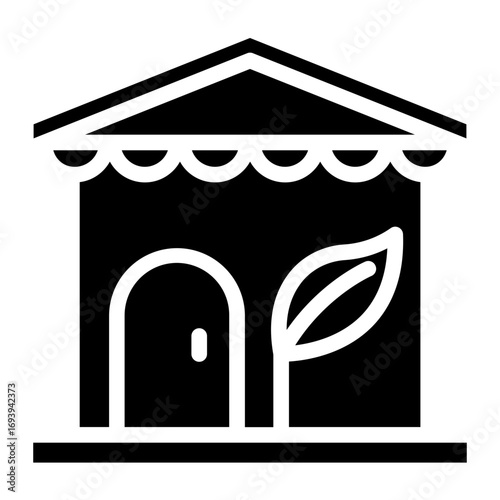 Vector Design Eco House Icon Style