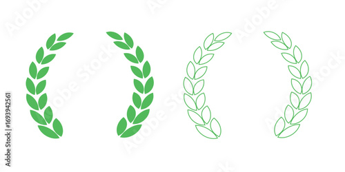 Carbohydrate icon. black outlined wheat grain symbol isolated on white background.