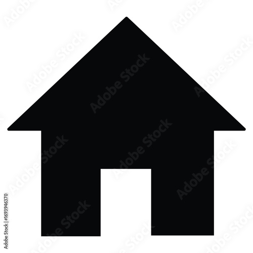 Web home icon for apps and websites, House icon, Home sign in circle or Main page icon