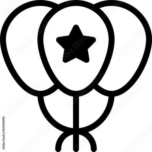 Helium Balloon Icon