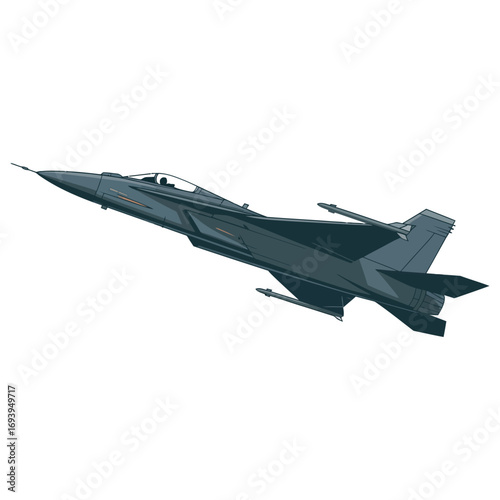 military jet fighter