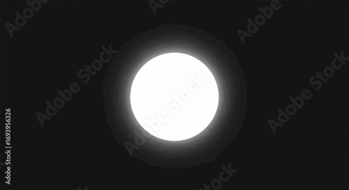 Luminous orb in darkness, a radiant sphere glows intensely against inky backdrop, presenting sharp contrast. Light source emanates, creating ethereal aura, inviting contemplation of obscurity.
