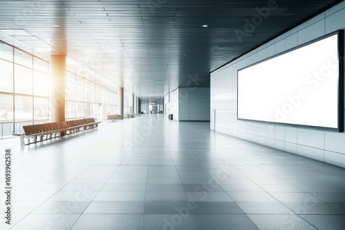 A plain display board offering opportunities for future advertisements.