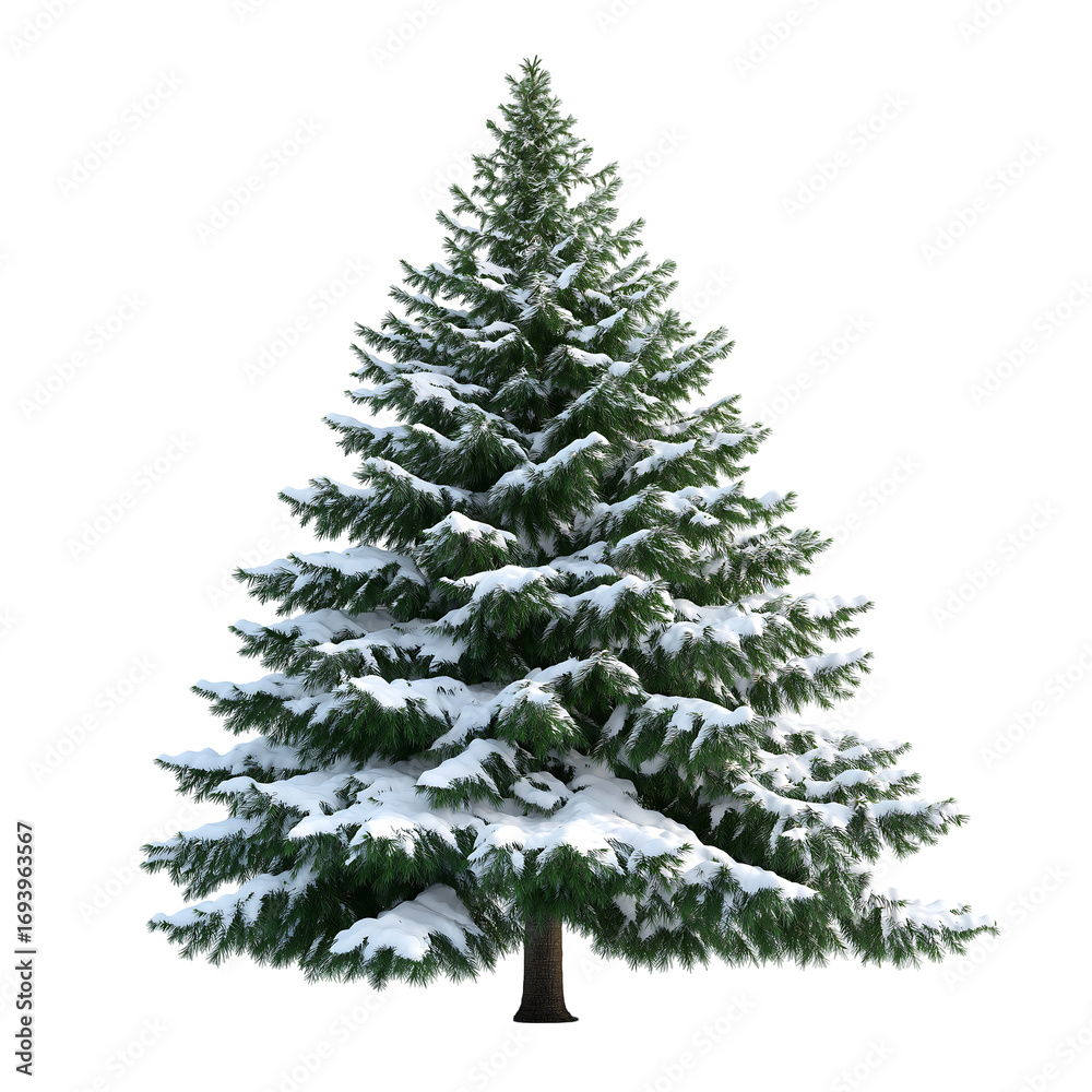 Obraz premium Christmas Tree Isolated Clipart PNG