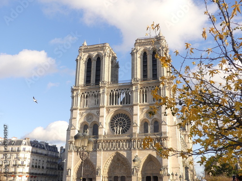 Cathédrale Notre Dame de Paris France automne
