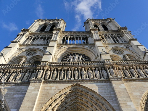 Cathédrale Notre Dame de Paris France façade