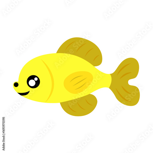 Yellowfish Vector Illustration