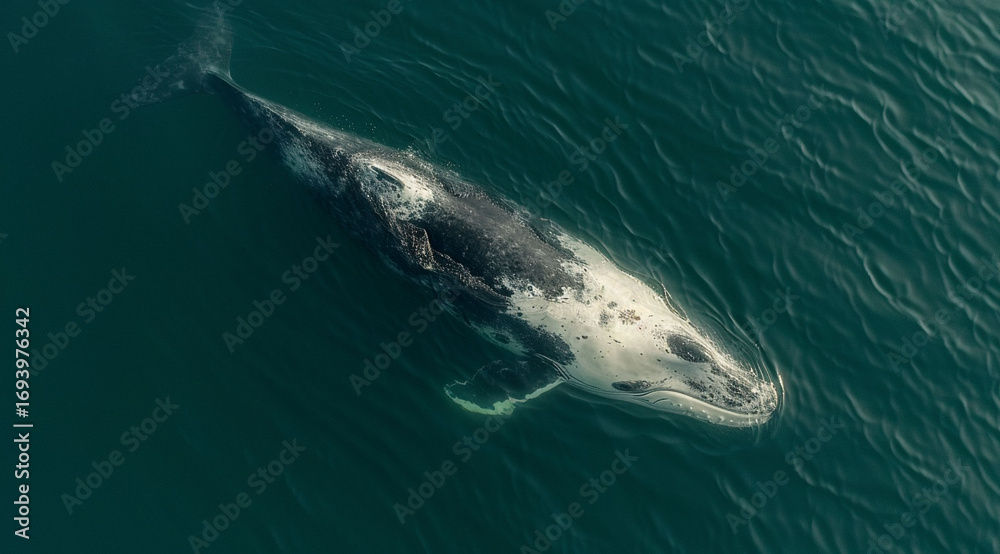 Naklejka premium dolphin in water