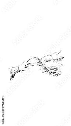 Gentle hands reaching out, symbolizing connection, support, and a helping hand in a moment of need.