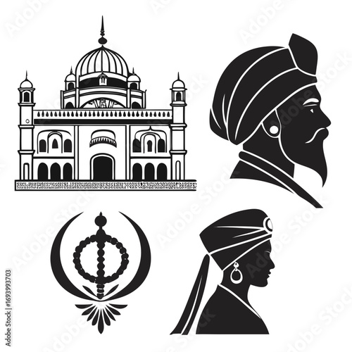 Sikh cultural symbols and figures sikhism religion