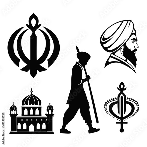 Sikh cultural symbols and figures sikhism religion