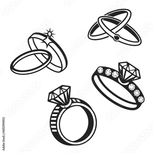 Wedding rings engagement bands diamond solitaire engagement rings diamond rings