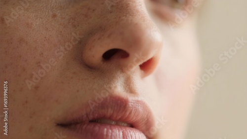 Macro Close-up Photo of Skin Pores and Blackheads
