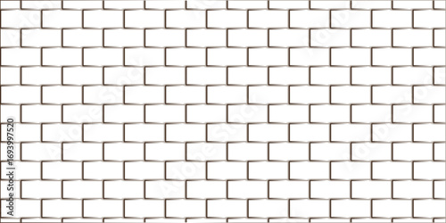 White brick wall background. architecture construction stone block brick wallpaper. seamless building cement concrete wall grunge background.	