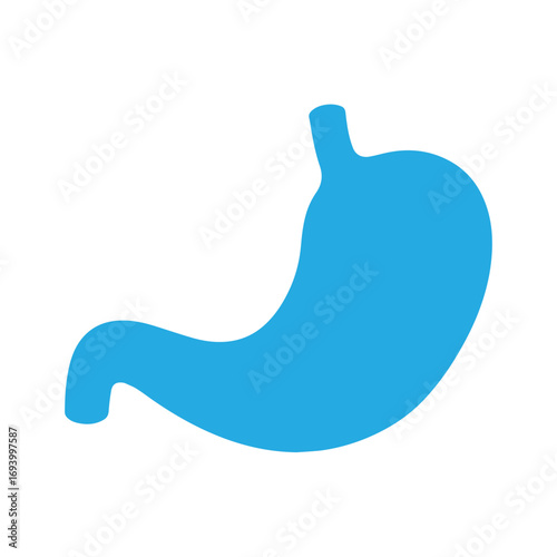 Professional Abstract Stomach Logo for Nutrition and Digestive Health Awareness