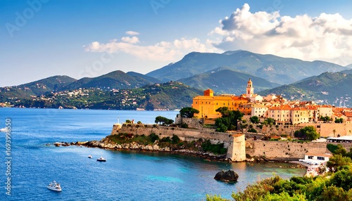 Coastal town nestled in mountains (4)