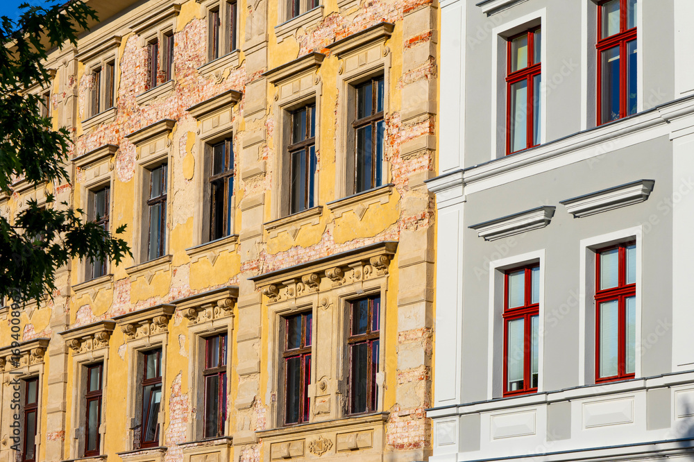 Obraz premium Cottbus (Niederlausitz, Brandenburg, Deutschland), Altstadtszene