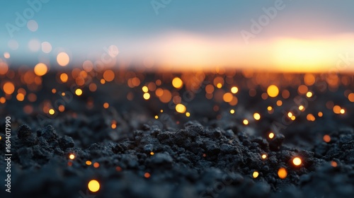 High Fidelity Abstract Rendering of Carbon Capture Processes in Far Landscape Environment