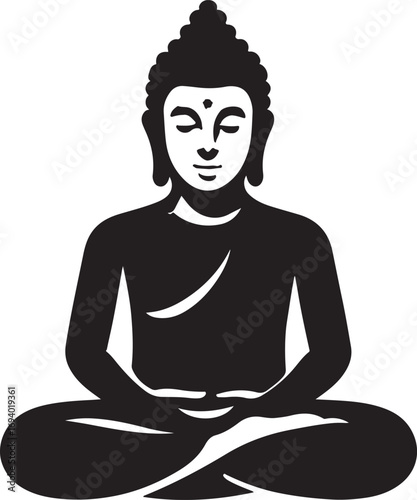Buddha Meditating Serene Art for Spiritual and Mindful Living