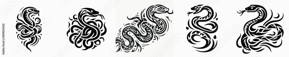 Fototapeta premium Tribal Snake