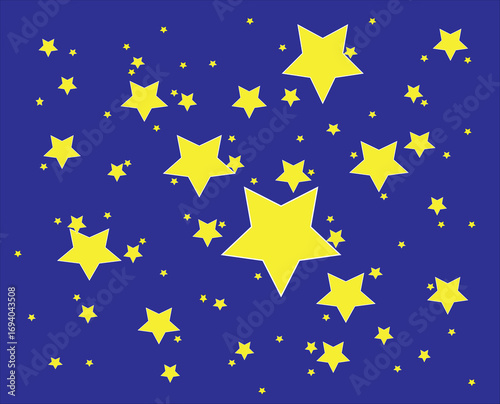 Print Stars, stars, sky