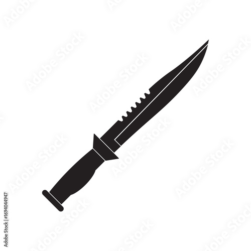 flat icon vector of dagger