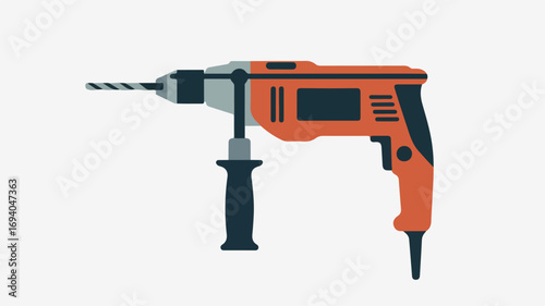 Power drill tool for construction and DIY projects