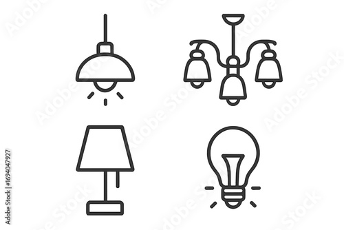 Perfume line icon collection with minimalistic linear pictograms for web, graphic design, apps, banners, social networks, cards, beauty and fragrance concept set