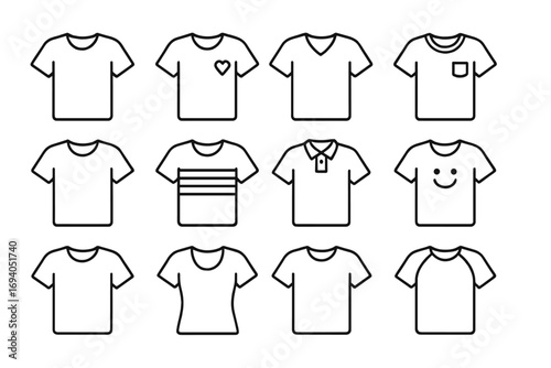 Set of surfing board thin line icons, editable stroke, vector cartoon illustration with transparent background, perfect for websites, books, cards, apps, ordered collection 3