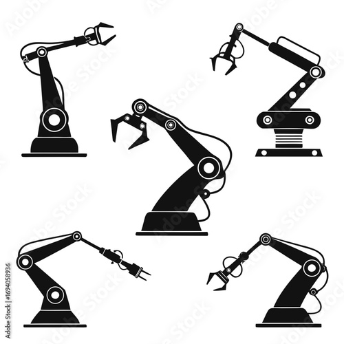 Robotic arms industrial automation technology machinery