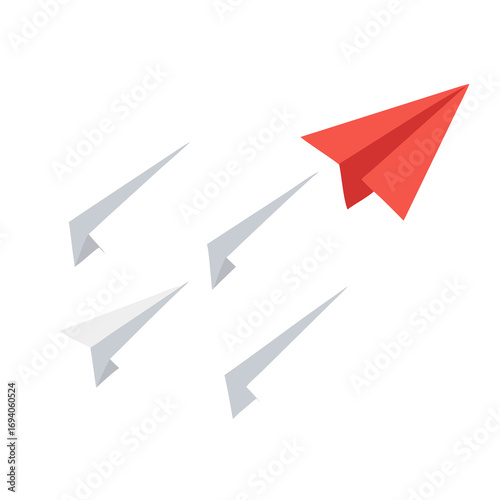 Free Download paper plane isolated on white background - GFXLoad