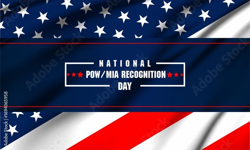 National POW MIA Recognition Day , vektor background banner