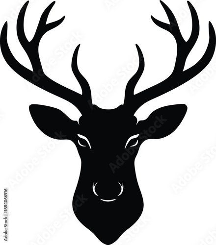 deer vector on transparent background