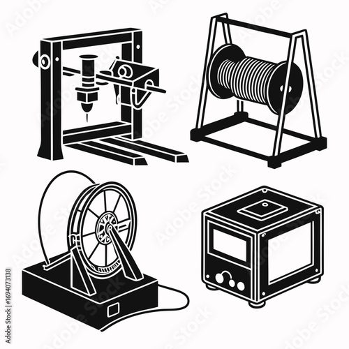 3d printing equipment collection 3d printer filament spool