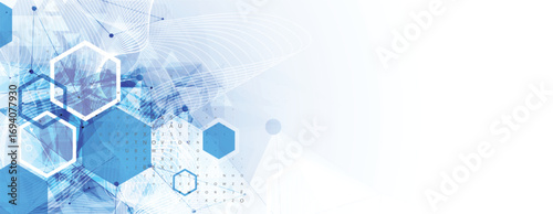 New technology and business abstract modern background