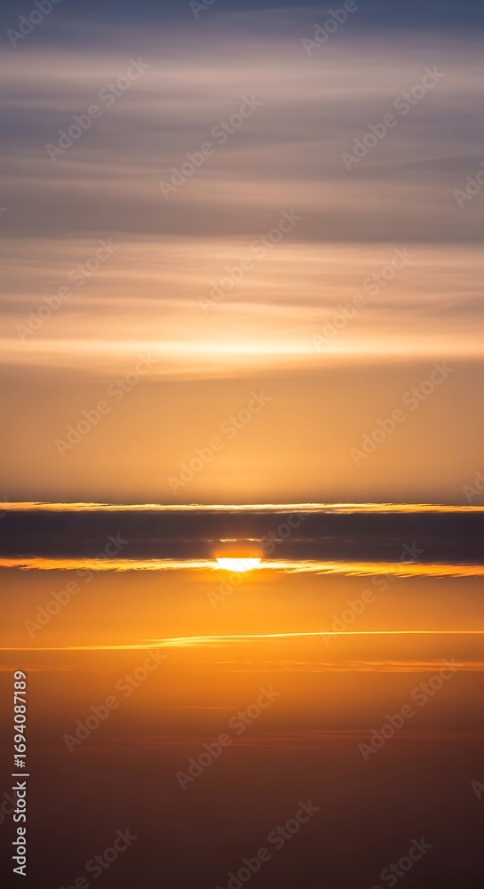 Obraz premium Radiant celestial spectacle featuring sunrays streaking through clouds