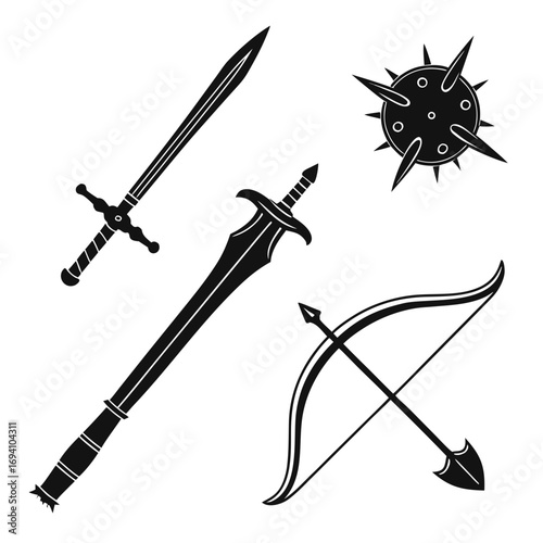 Medieval Arms Collection sword mace