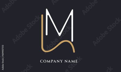 LM, ML Alphabets Letters Logo Monogram (5000x3000 pixels, 300dpi)