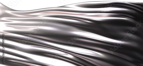 Industrial Glamour: Brushed Metal Plate Background Balances Edge and Class