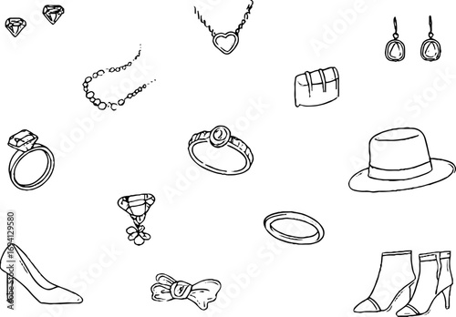 minimalist, line, art, jewelry, fashion, collection, elegant, necklace, ring, earring, bracelet, hat, shoes, heart, diamond, accessory, trendy, chic, modern, stylish, boho, logo, tattoo, aesthetic, li
