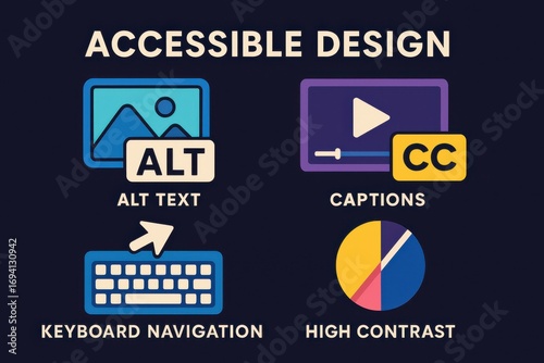 Accessible design guidelines for creating inclusive digital experiences for all users visually