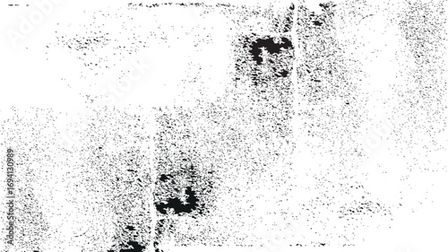Horizontal cracked surface texture with distressed grunge details, black and white damaged wall pattern for overlays, vintage concrete backgrounds, and abstract design use