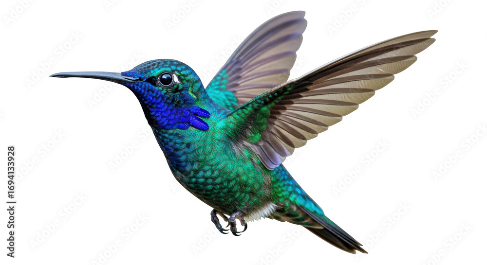 Fototapeta premium Isolated Hummingbird