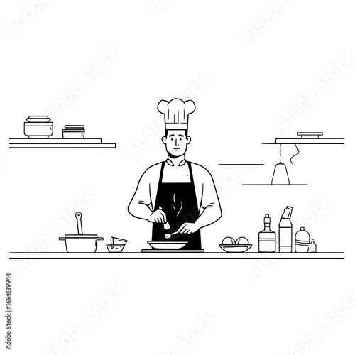 Simple vector of work profession