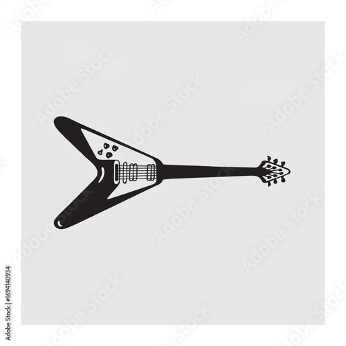 vector illustration of Guitars
