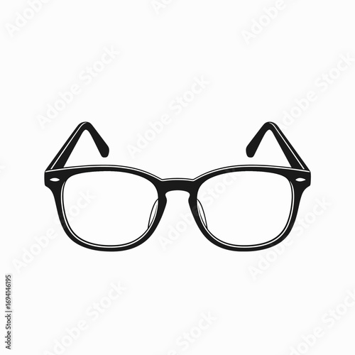 Stylish Black Eyewear for Vision Correction and Fashion Accents